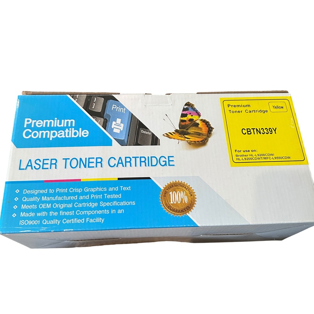 CBTN339Y Yellow‎ Toner Brother HL-L9200CDW HL-L9200CDWT MFC-L9550CDW Premium
